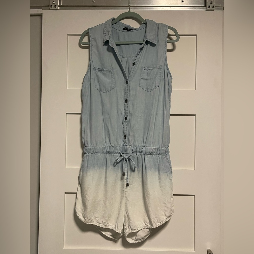 Velvet Heart Denim Romper Size Medium